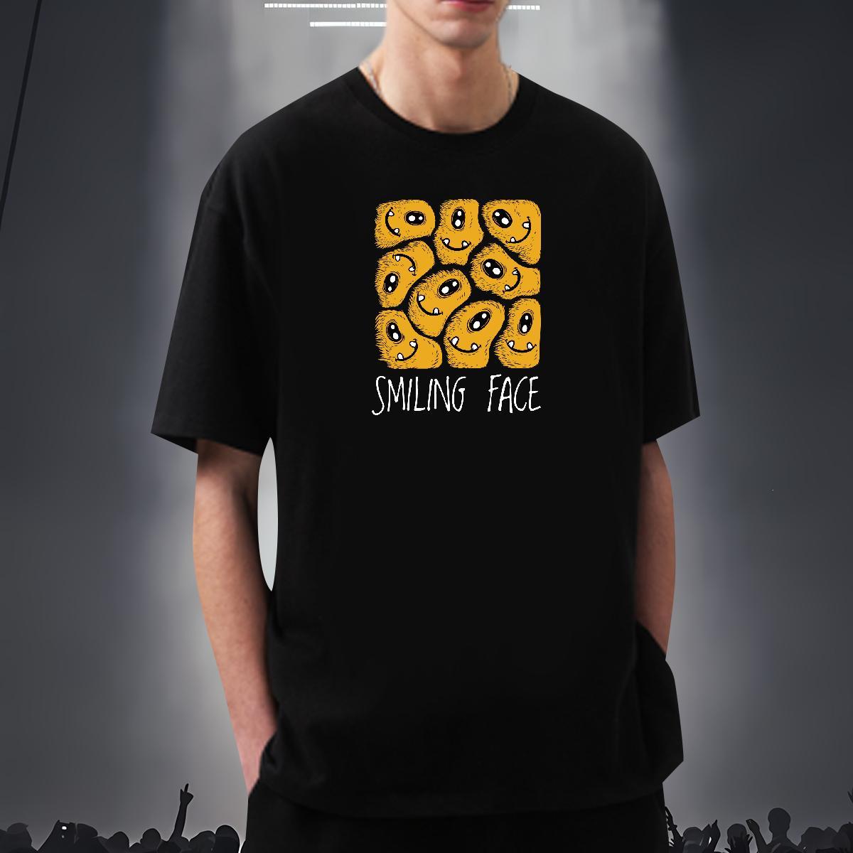2024 T shirt ET Polos 230g Cotton Beach Comfortable Cartoon Print Breathable Couples T Shirts