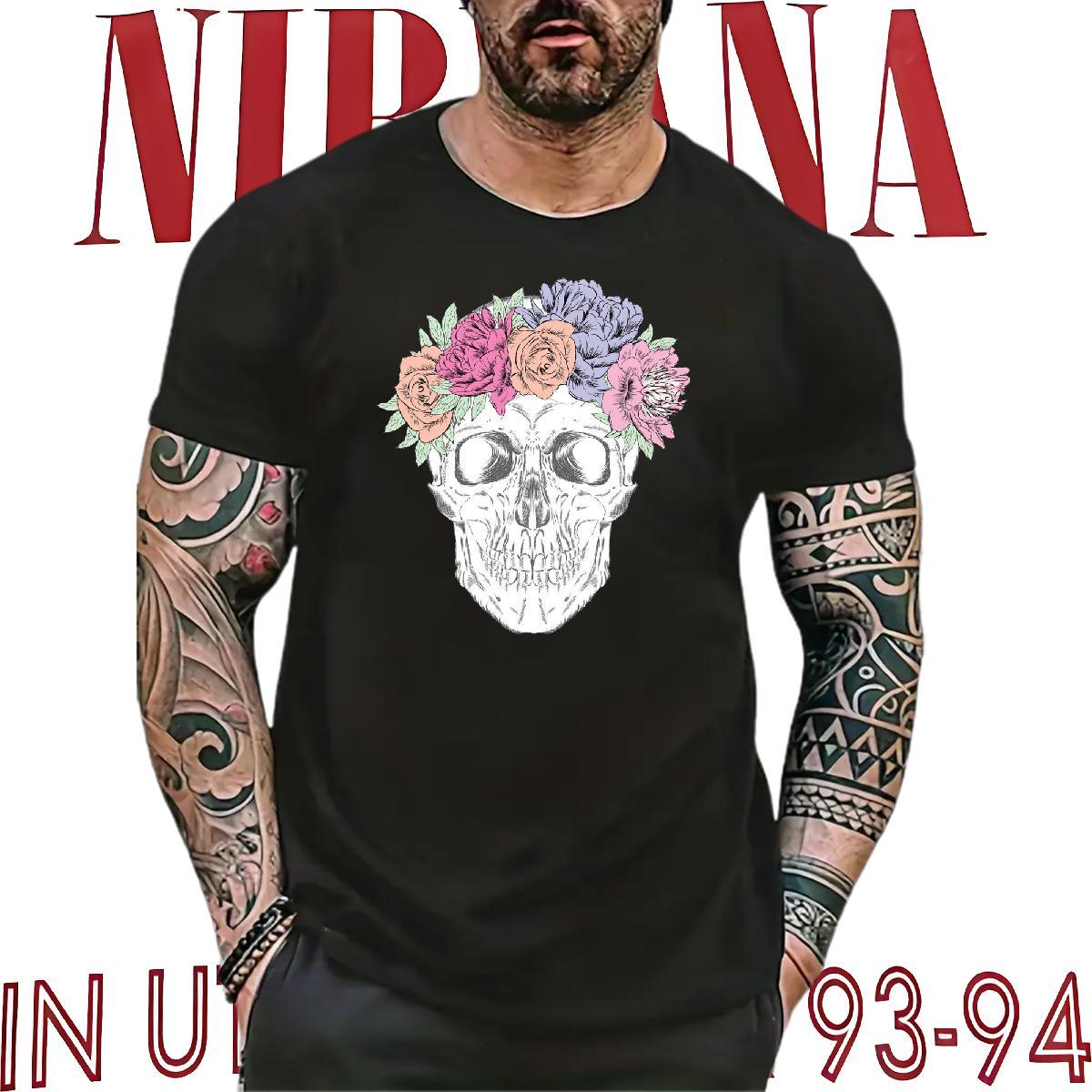 Brand Mens T Shirts flower Tops Shirt 230g Cotton Street Wear Classic Plus Size Cartoon Crew Neck Breathable Men Tees
