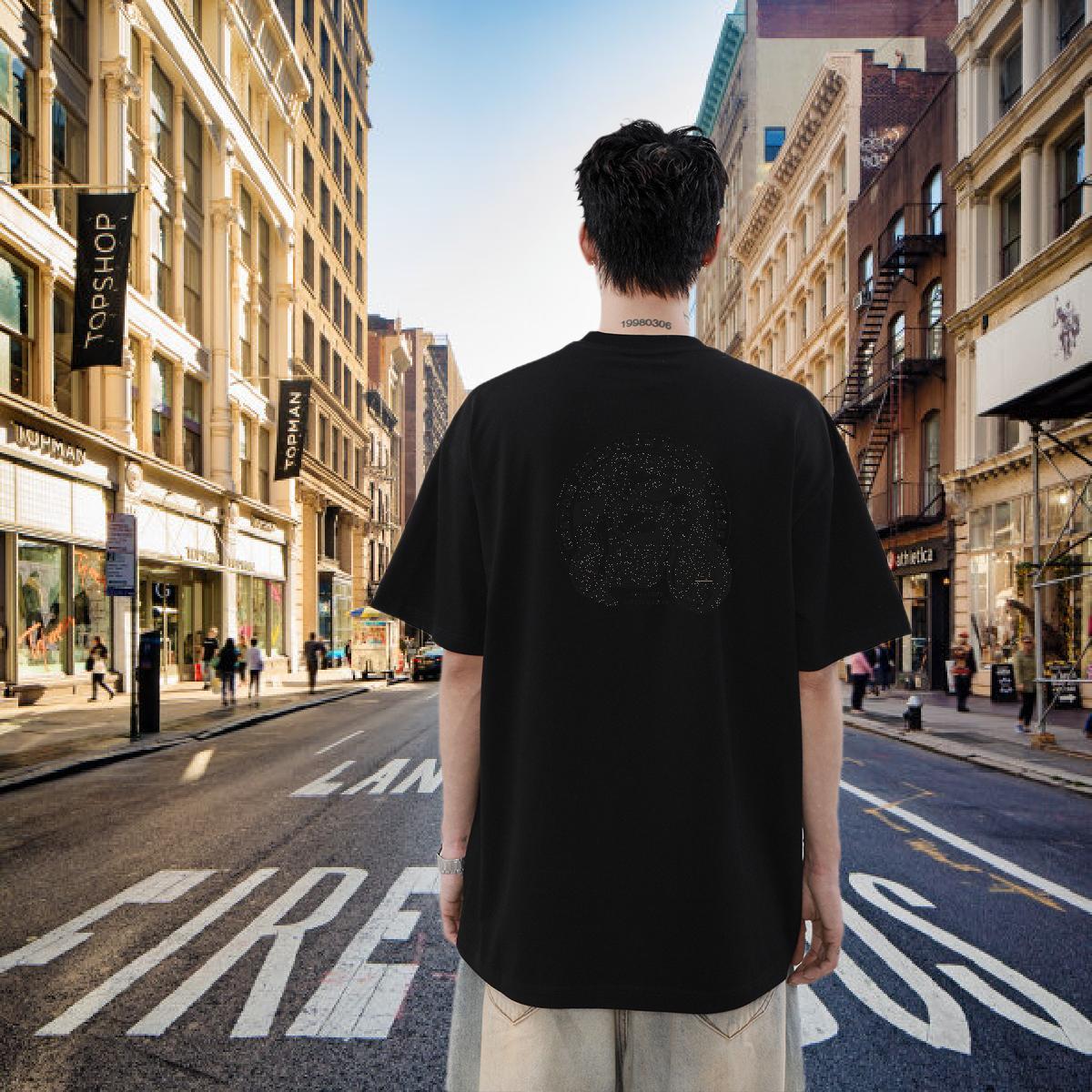 Factory Direct Mens T Shirts Motorcycle Tees Shirts 230g Cotton Outdoor Classic Custom Print Oversized O Neck Short Sleeves Tshirts