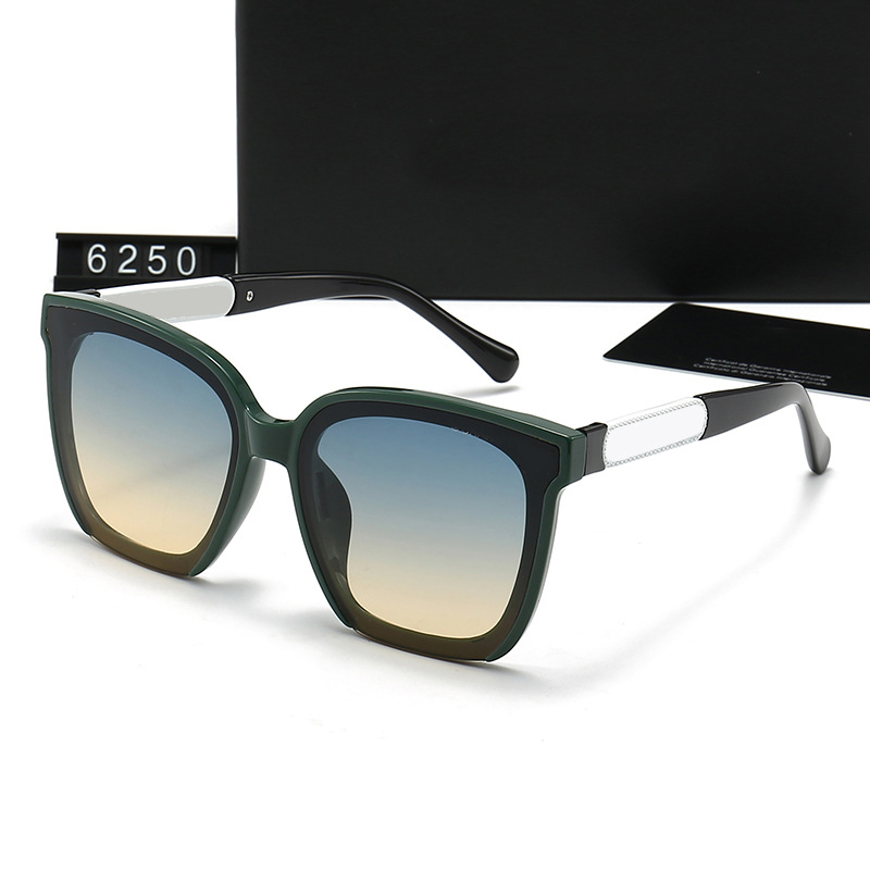 With Box Set Square Frame Tac Sunglasses for Men's Fashion Trendy Classic Travel Outdoor Activity Party Eyewear for Women