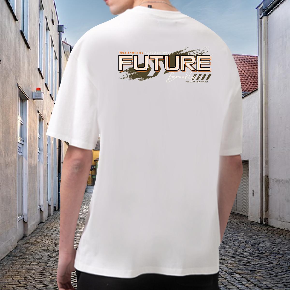 Classic T Shirt For Man letter Tops 230g Cotton Hip Hop Designer DIY Anime Crew Neck Breathable Men Tees