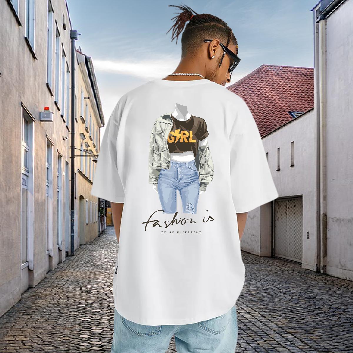 Designer Mens T Shirts character Polos 230g 100% Cotton Casual Daily Wear Classic Oversized 4XL Breathable Crew Neck Men Tees
