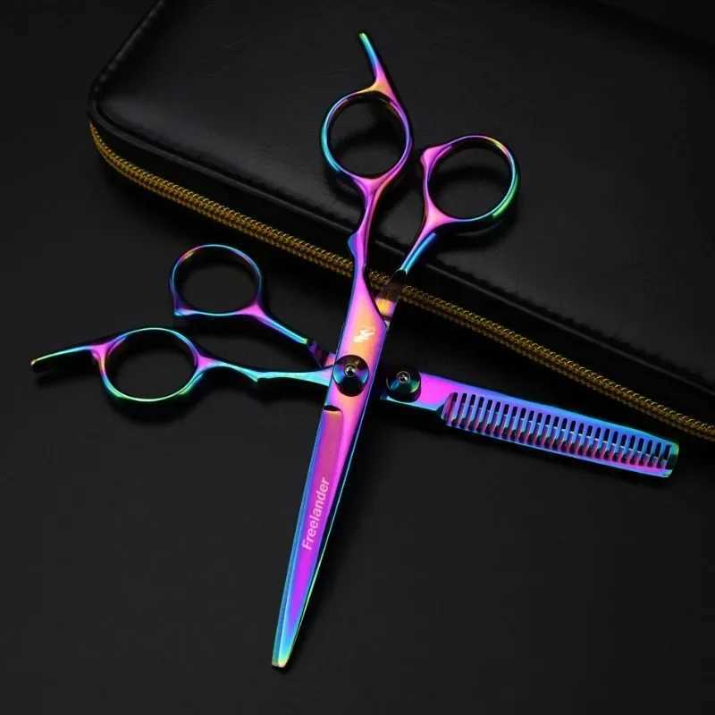 6 Inch Hair Scissors Hair Thinning Cutting Clipper Barber Scissor Hair Shears Professional Barber Shop Hairdressing ScissorsXJ240807