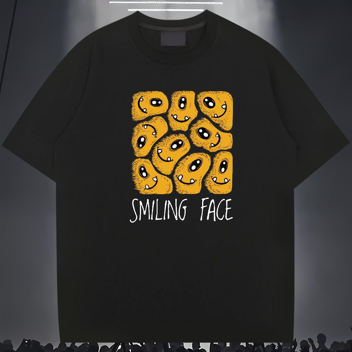 2024 T shirt ET Polos 230g Cotton Beach Comfortable Cartoon Print Breathable Couples T Shirts