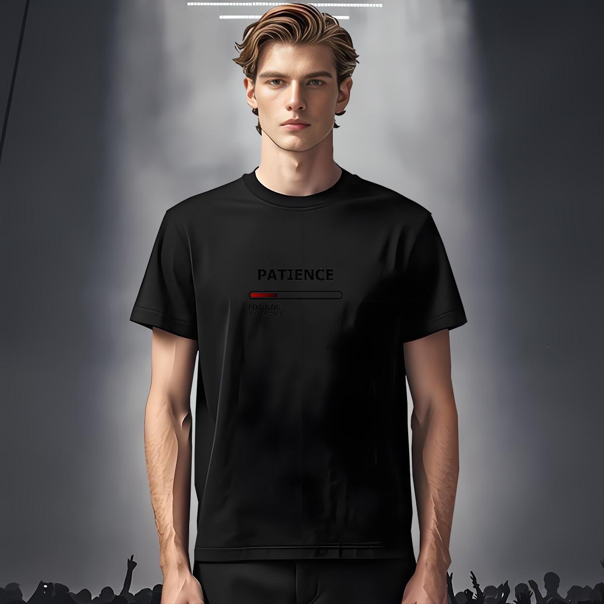 Fashion Design T Shirt For Man letter Tees Shirts 230g Cotton High Street Hip Hop Soft Custom Cartoon O-Neck Short Sleeve Men Tees