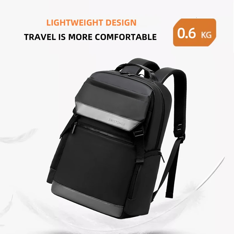 Waterproof business backpack for men 15 inch laptop computer women fashionable sports travel Mochila 240807