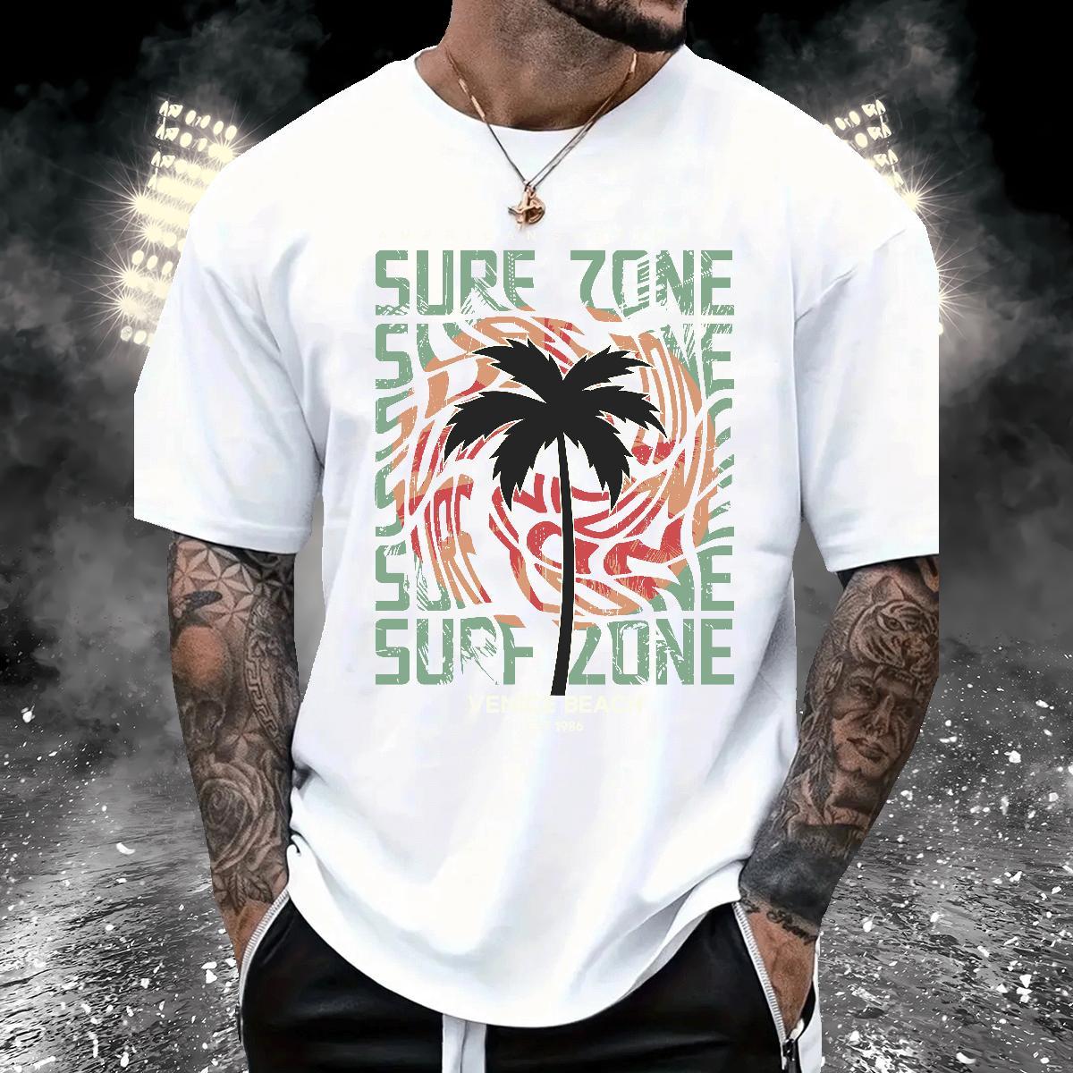 New T Shirts Men letter Tees Shirts 230g Pure Cotton Home Outdoor Loose Fit Oversized 3XL 4XL Breathable Crew Neck Men Clothes T-Shirt