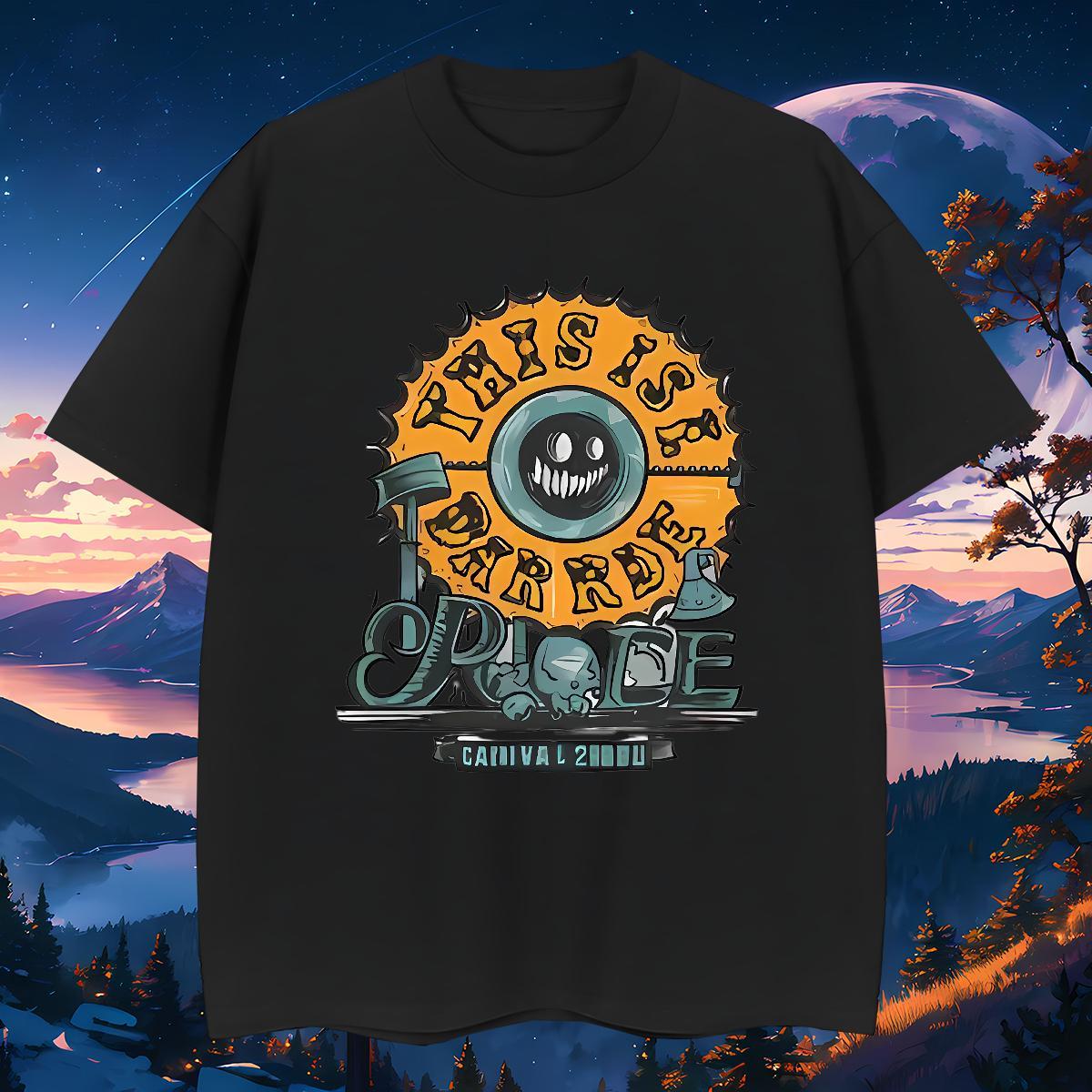 2024 New T-Shirts for Men letter Tee Shirt 100% Cotton 230g Daily Wear Cool Anime Print Breathable Short Sleeve Men Tshirts