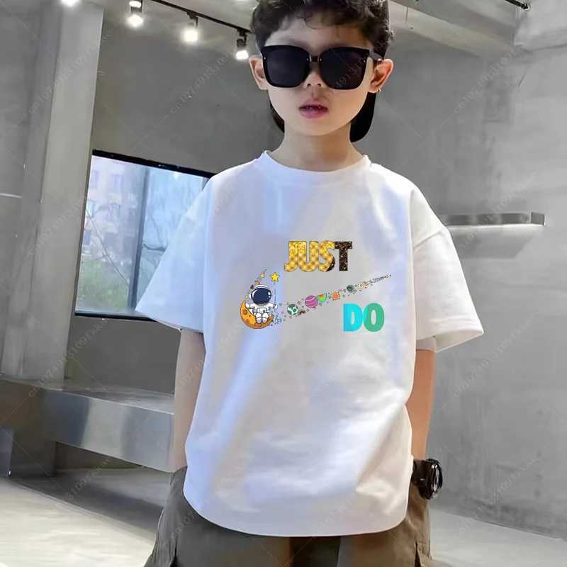 2024 New Summer Baby Boy Kavay T-shirt Childrens Clothing Top Girls Clothing Youth T-shirt Camisetas Top Free Delivery Cotton ShirtW240718