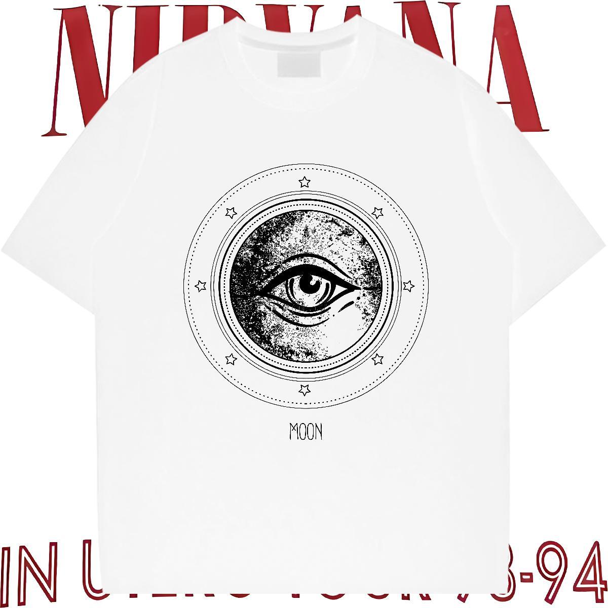 Customized T Shirt For Man eye of the devil Clothings 230g 100% Cotton Outdoor Classic Oversized 3XL 4XL Breathable Short Sleeve Tshirts