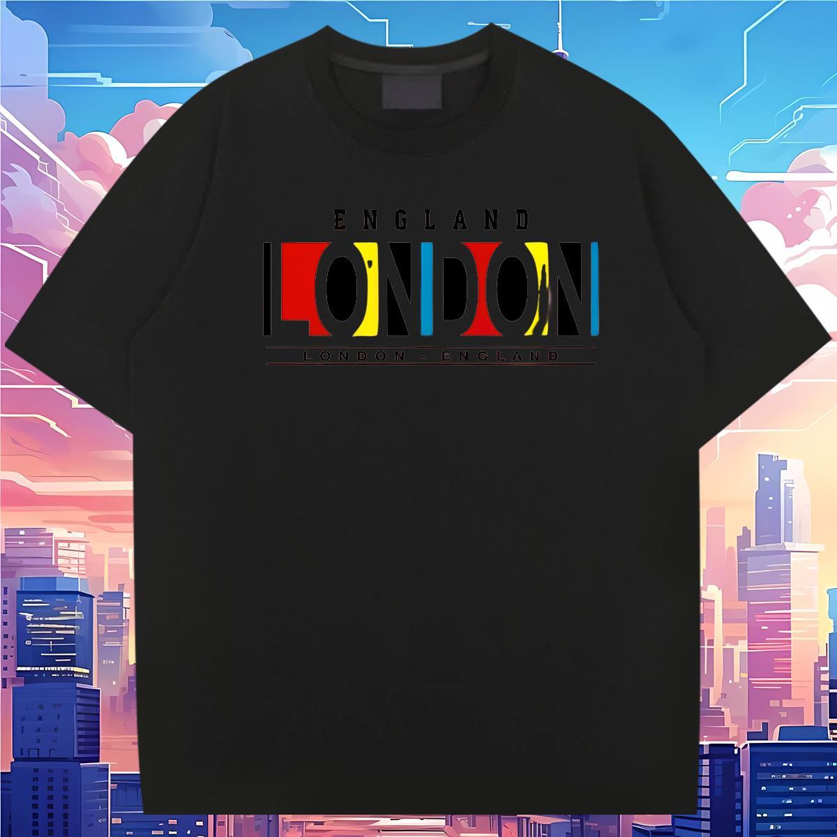 DIY T Shirts Men letter Tops Tees 230g 100% Cotton Street wear Hip Hop Loose Black Oversized Pure Cotton Tshirt for Man Woman