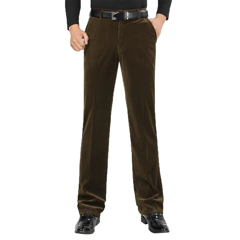 Autumn mens classic Corduroy formal set ultrathin fit business fashion plus size wedding dress 3XMR37 240809