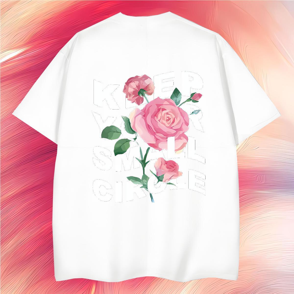 2024 New T-Shirts for Men letter Tees 230g Cotton Home Outdoor Designer Oversized 3XL 4XL Breathable Short Sleeve Tshirt for Man Woman