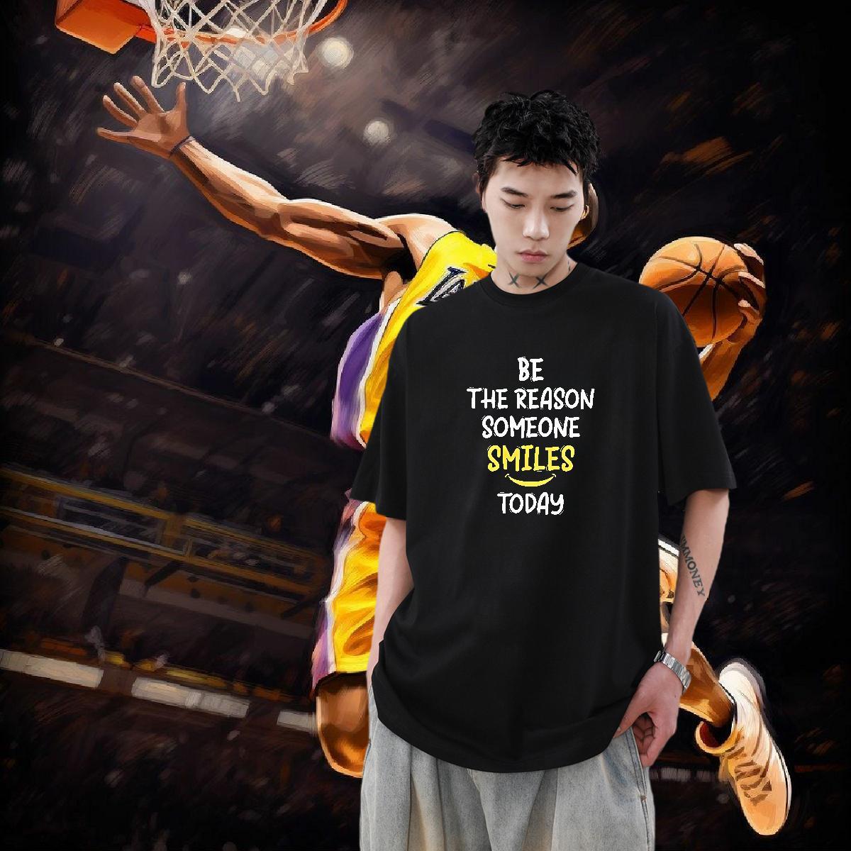Fashion Design Men T Shirts letter Wear 230g 100% Cotton Beach Free Shipping White Plus Size Breathable Short Sleeve Men Tops Tees