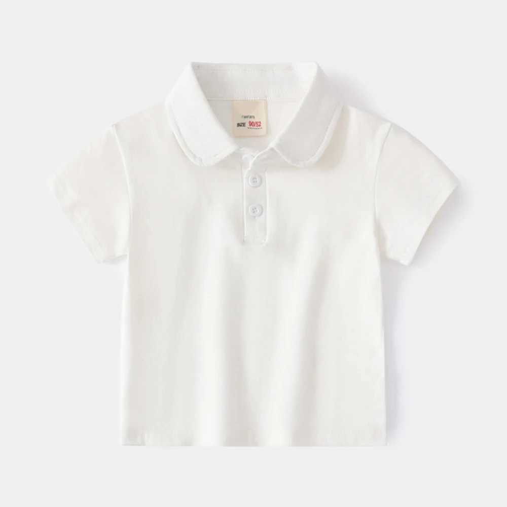 Little boy dinosaur polo shirt dinosaur spike top childrens boy cotton short sleeved top childrens summer clothing T-shirt W241223