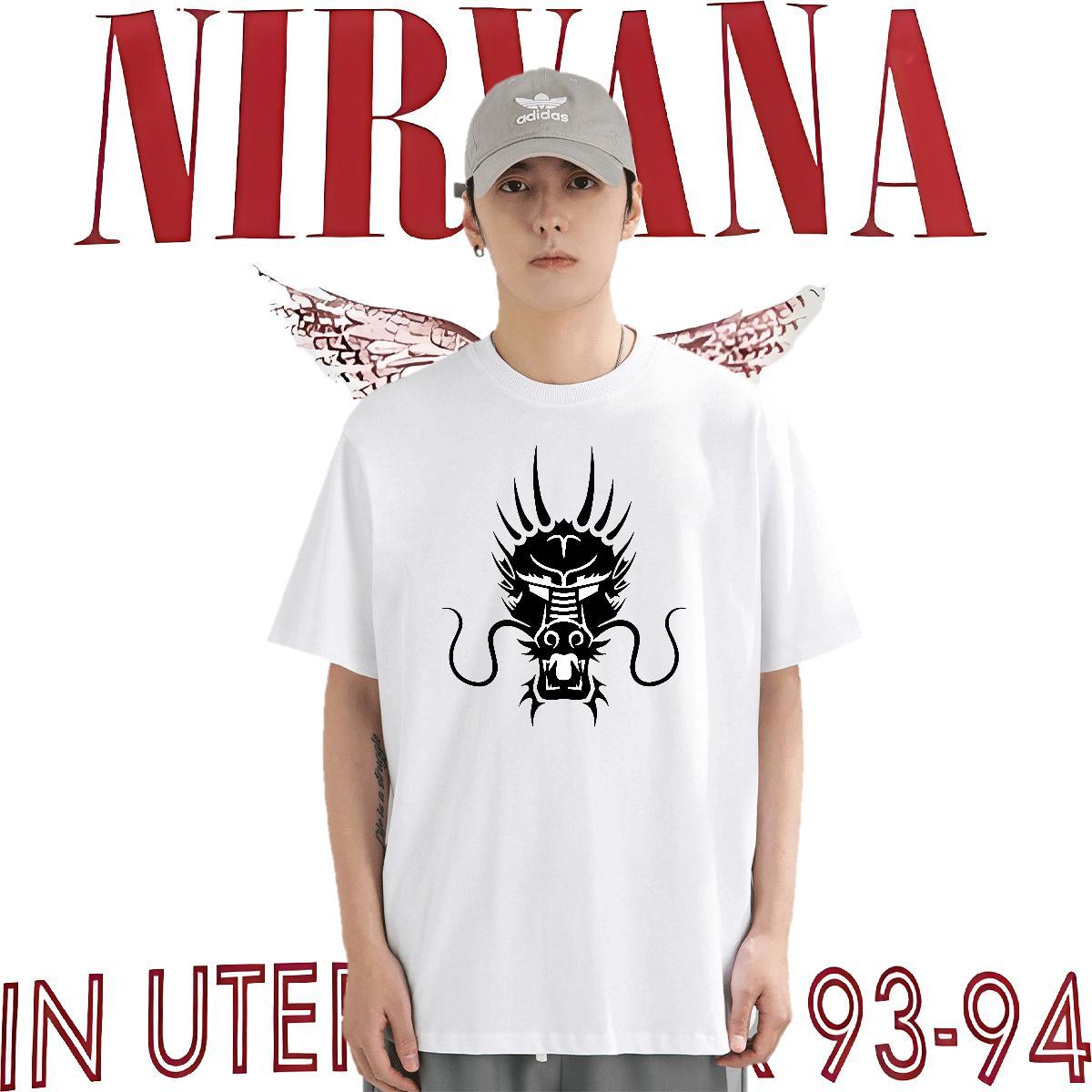 Casual New T-Shirts for Men Polos 100% Cotton 230g Casual Beach Loose Plus Size Cartoon Breathable Men Tshirts