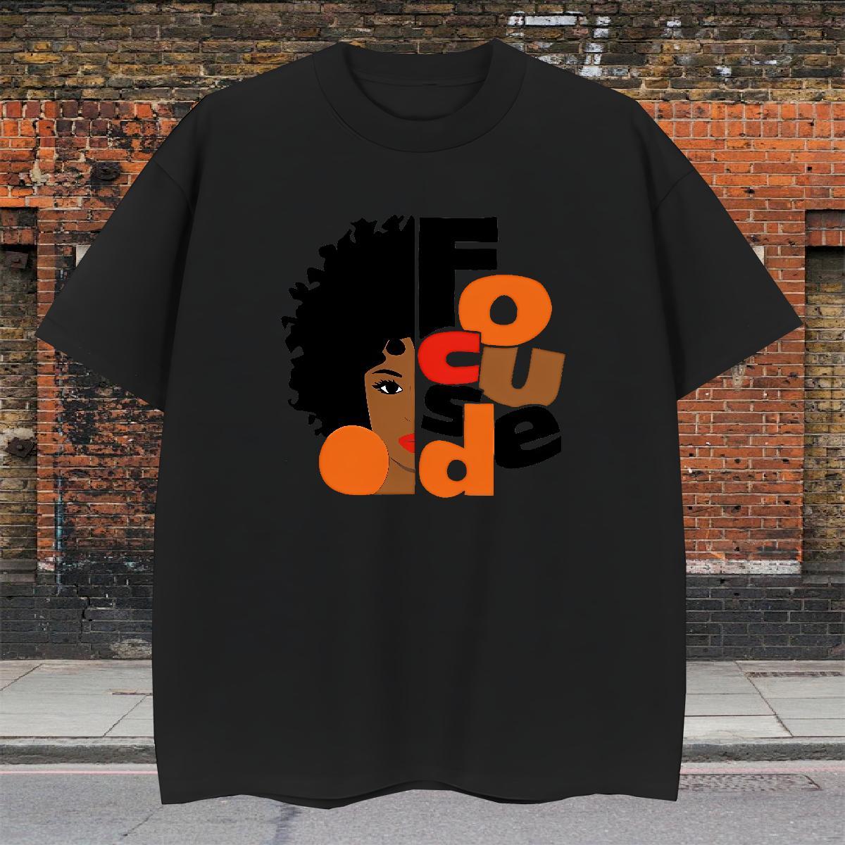 Free Shipping T shirt portrait Wear 230g Cotton Street Loose Fit Custom Anime Breathable Couples T Shirts