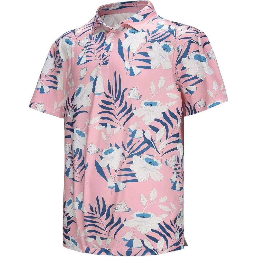Fashion Mens Polo shirt Fashion Shirts Quick Dry Performance Contrast Moisture Wicking Golf Polos shirts tshirt Casual tops summer clothes Short sleev