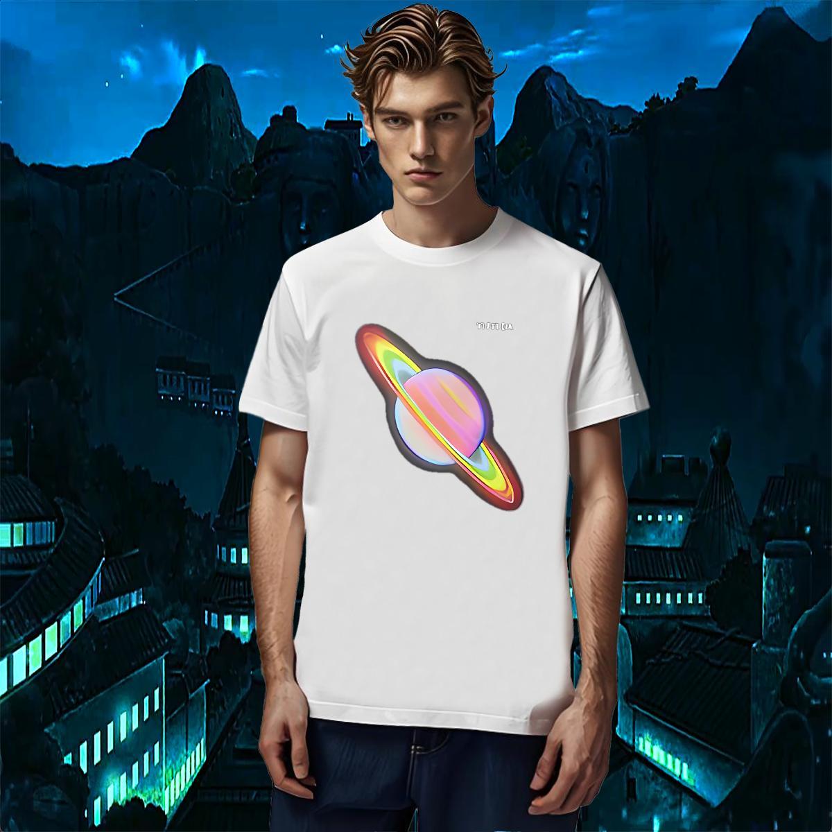 Fashion Mens T Shirts star Clothings 230g Cotton Sport High Quality Anime Crew Neck Breathable Men Tshirts