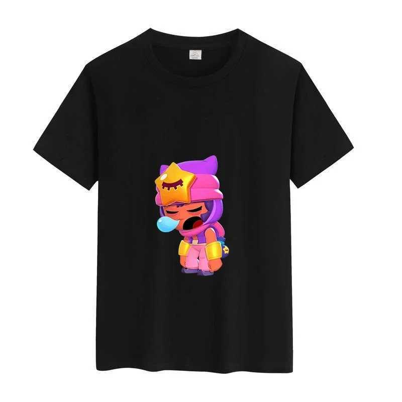Summer l printing cosplay anime star childrens T-shirt clothing Leon Spike clothing cotton childrens clothing fun casual T-shirt topW240718