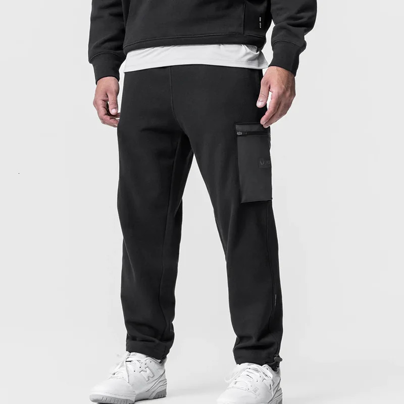 Mens Casual Cargo Pants Sports Jogger Big Pocket Trousers Gym Fitness Outdoor Bodybuilding Running Workout Sweatpant Trackpants 240806