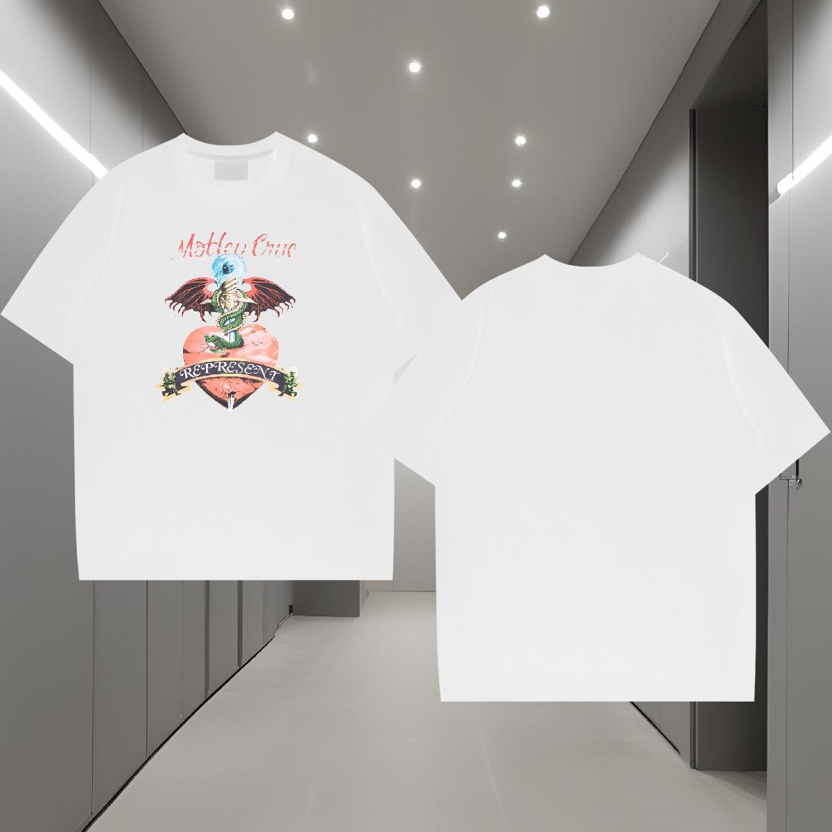 Customized Man T Shirts skull Tshirts 230g Cotton Street Popular DIY Logo Oversized Short Sleeve O-Neck Men Tshirts