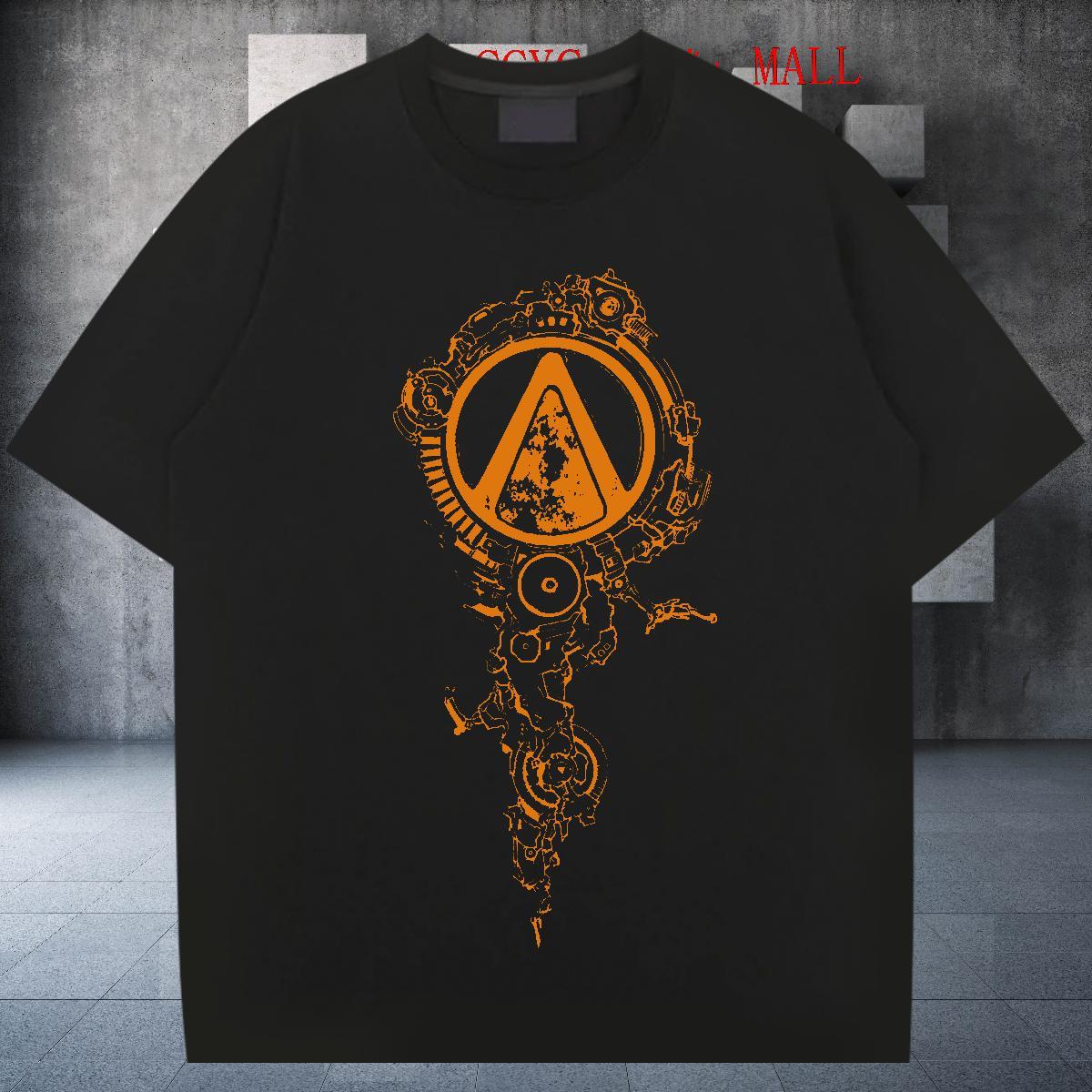 Free Shipping T-Shirts eye of the devil Tops 230g 100% Cotton Hip Hop Street Wholesale Custom Print Oversized Breathable Short Sleeve Tshirts