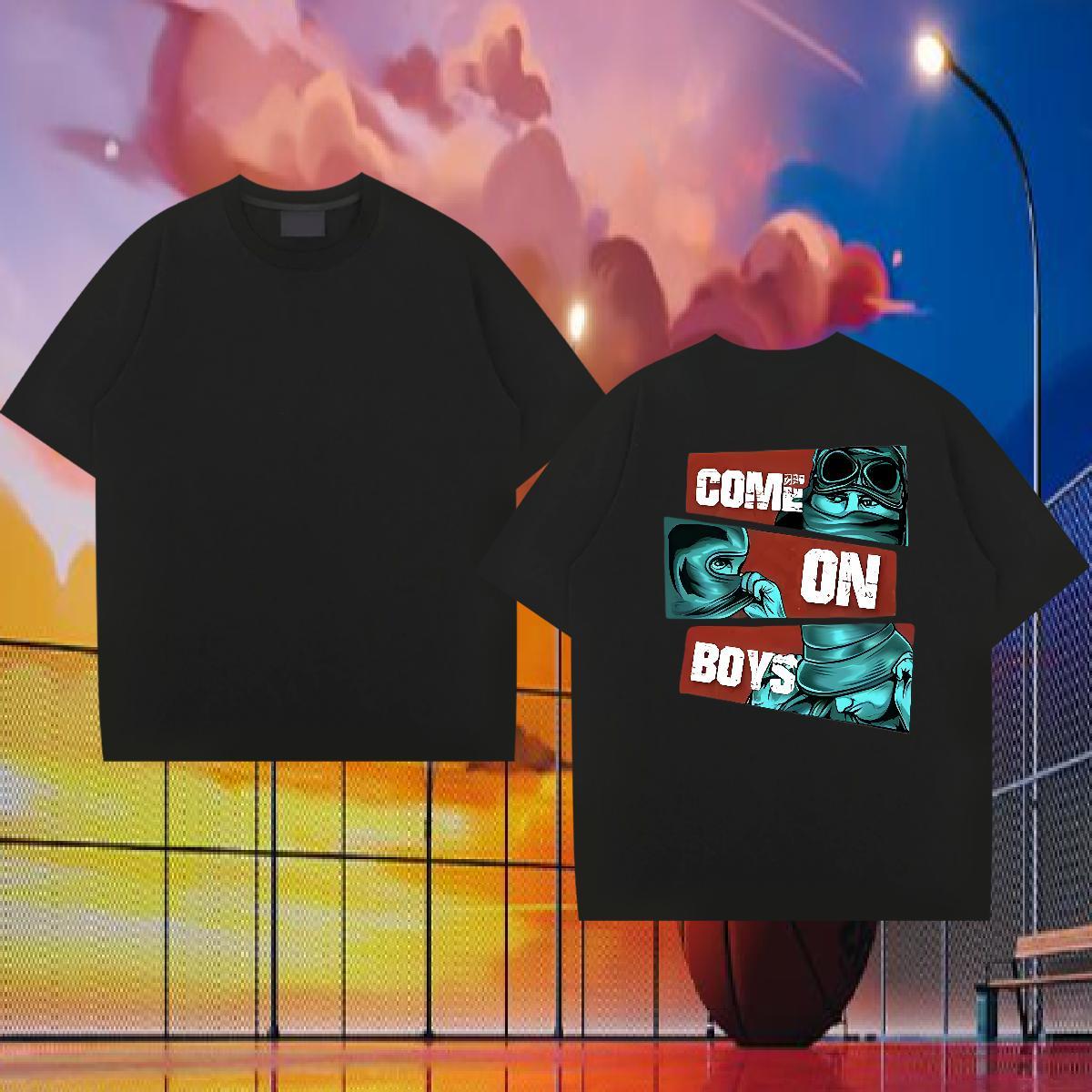 2024 DIY Men T Shirts letter Polos 100% Cotton 230g Spring Summer Designer White Plus Size Short Sleeve O-Neck Men Clothes T-Shirt
