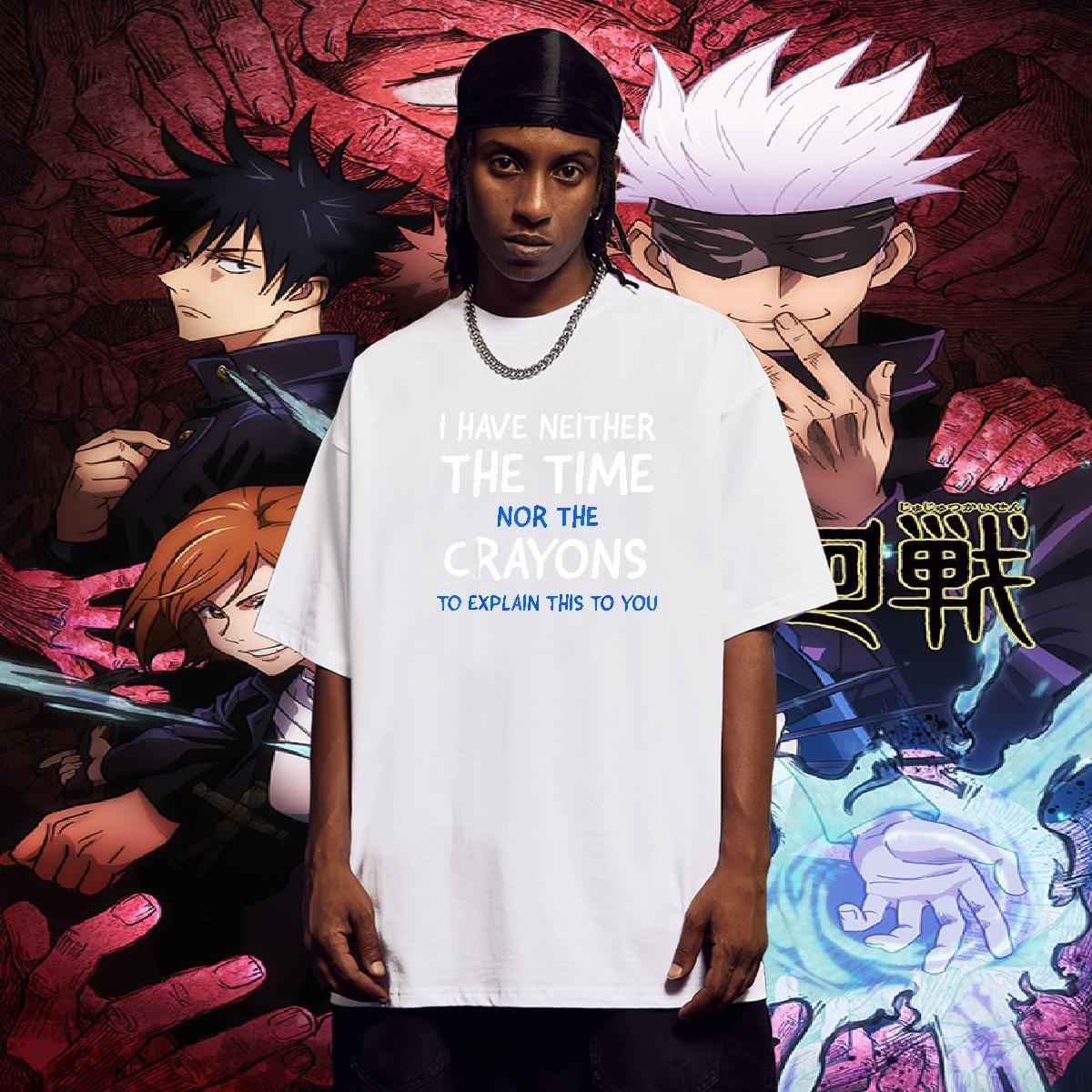 Brand T-Shirts for Men letter Tops Tees 230g Cotton Daily Wear Popular Custom Cartoon Breathable Crew Neck Men Tshirts