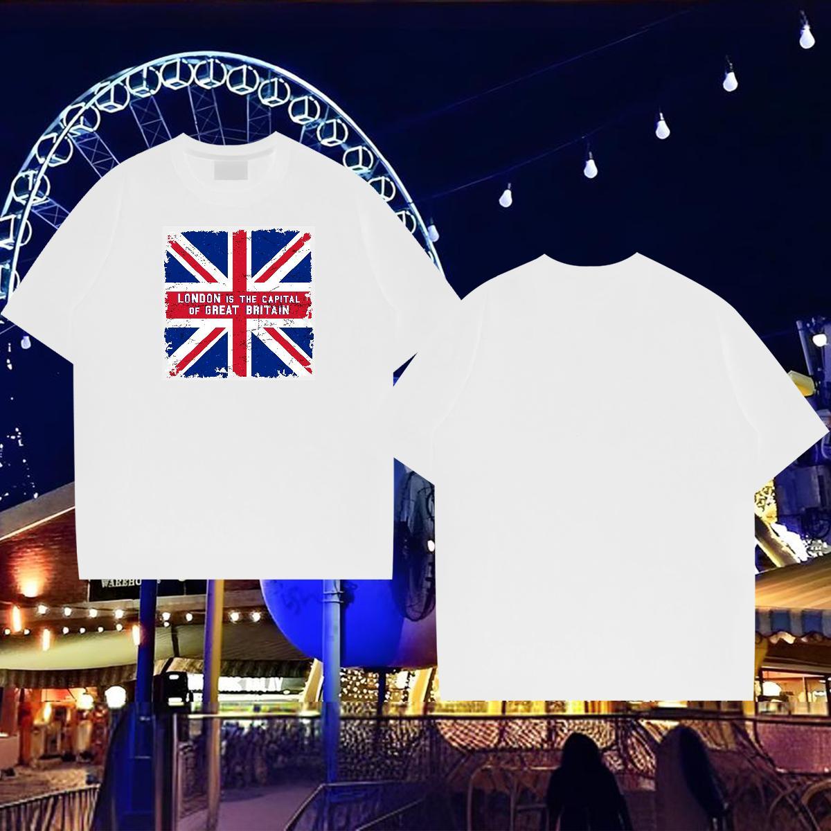 DIY T-Shirts for Men letter Tees Shirts 230g Pure Cotton Street Wear Unisex Custom Printed Breathable Short Sleeve Men Tops Tees