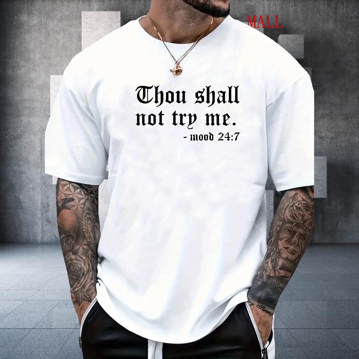 Wholesale T shirt letter Tops Tees 230g Cotton Street wear Hip Hop TOP Quality Customized Print Breathable Soft Men Tops Tees