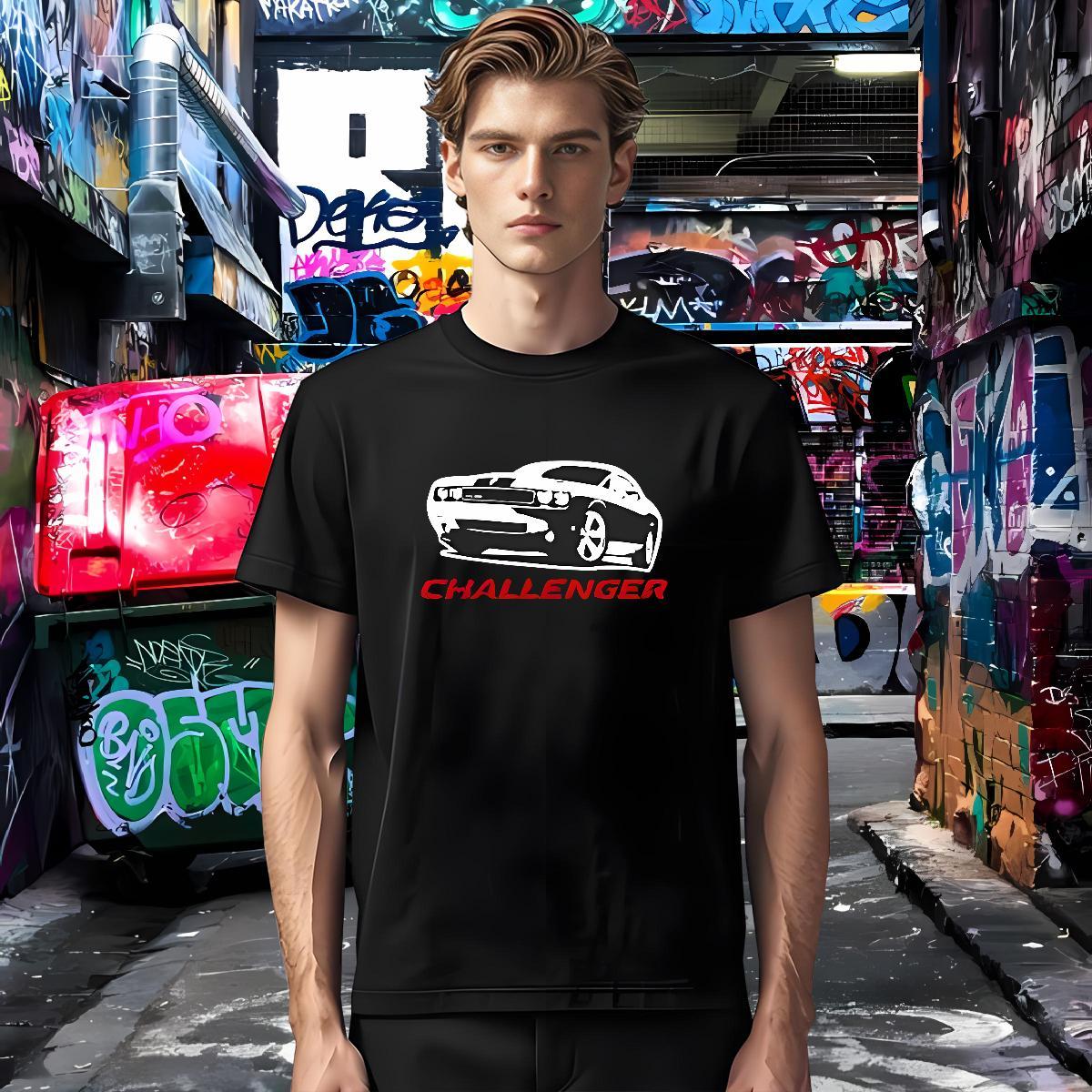 Brand T shirt car Tops 100% Cotton 230g Daily Outfit Wholesale Cartoon Print Crew Neck Breathable Tshirt for Man Woman