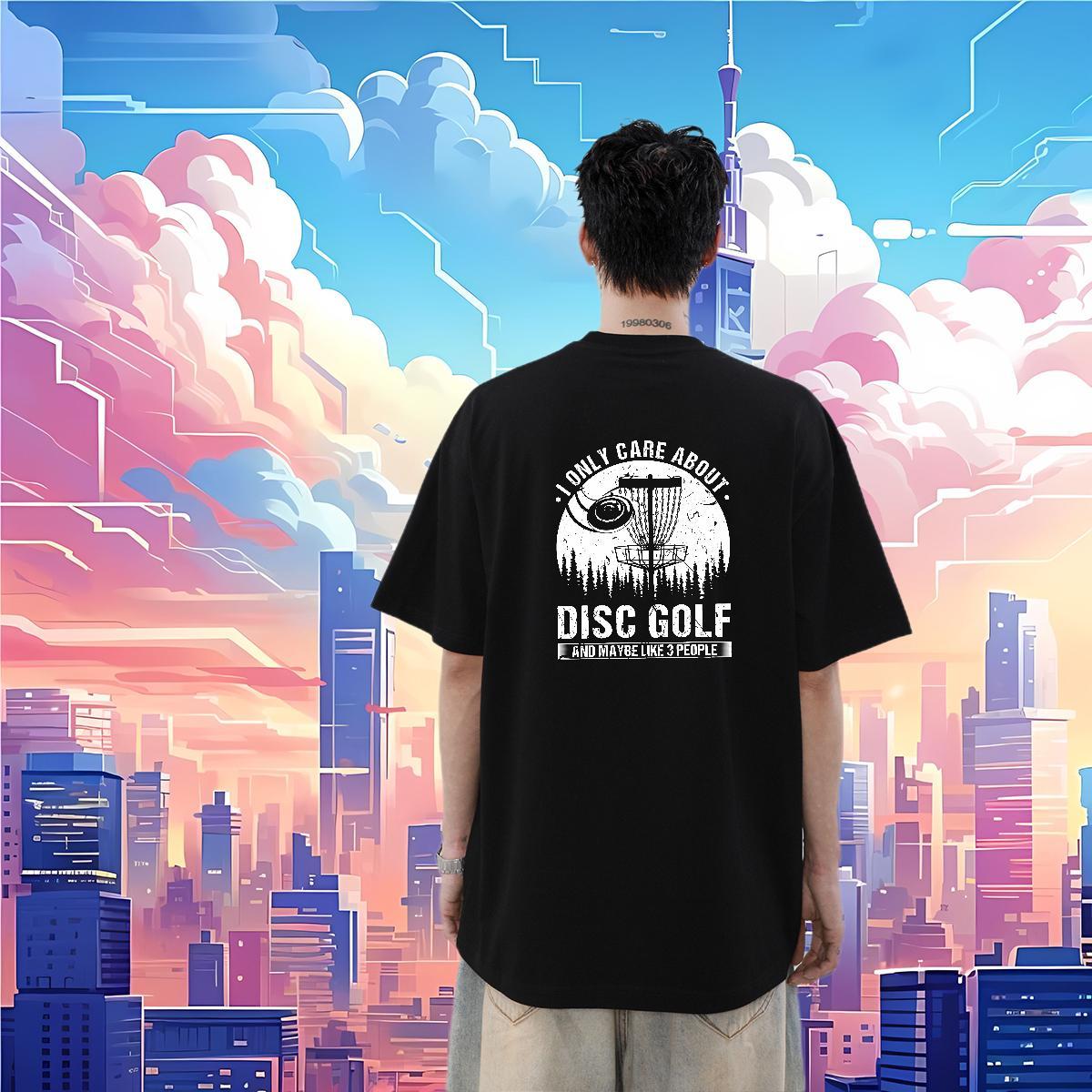 New Man T Shirts letter Polos 230g Pure Cotton Beach High Quality White Plus Size Breathable Crew Neck Mens Tshirts