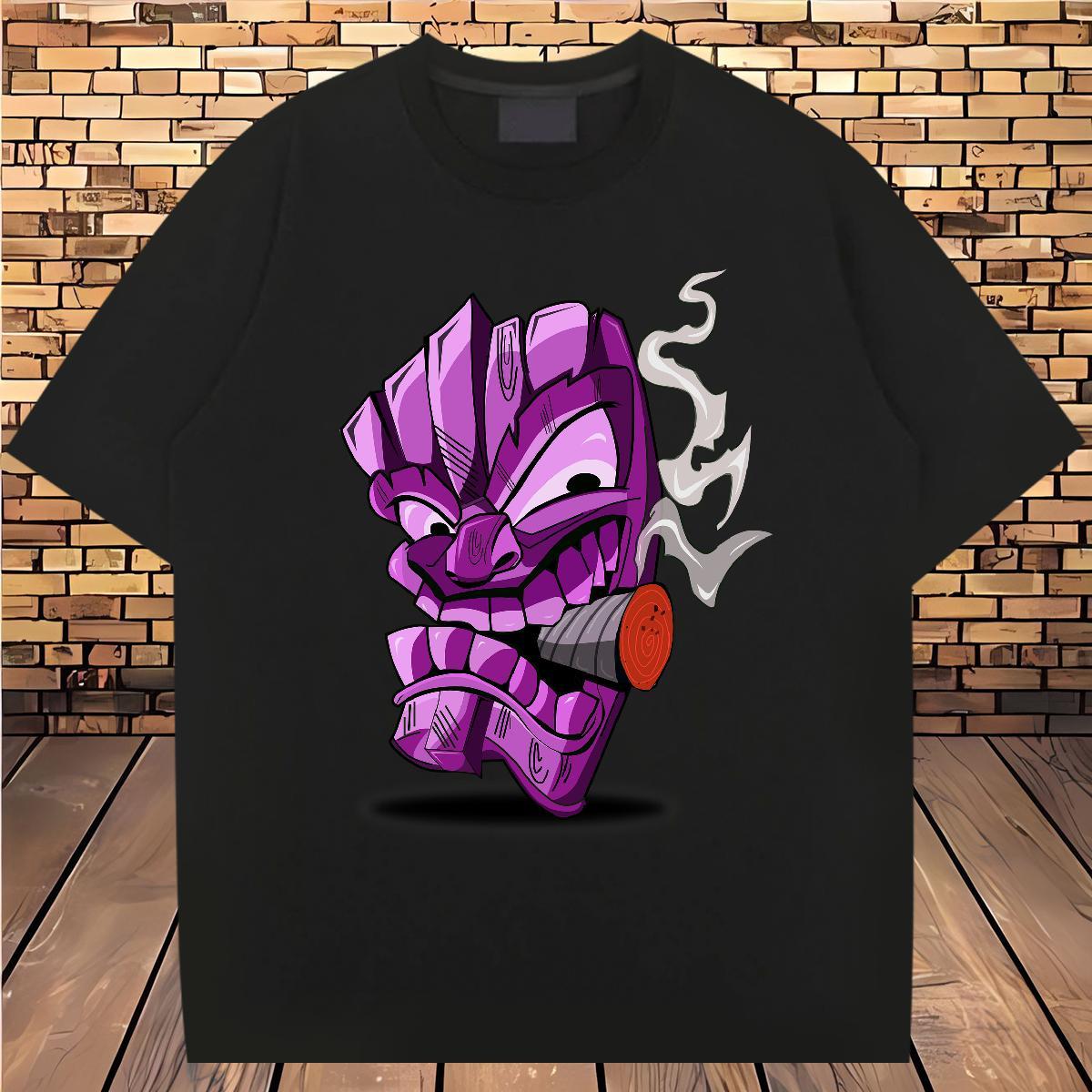 2024 Designer T Shirts Men skull Tops Tees 100% Cotton 230g Sport Cool Design Oversized 3XL 4XL Breathable Tshirts