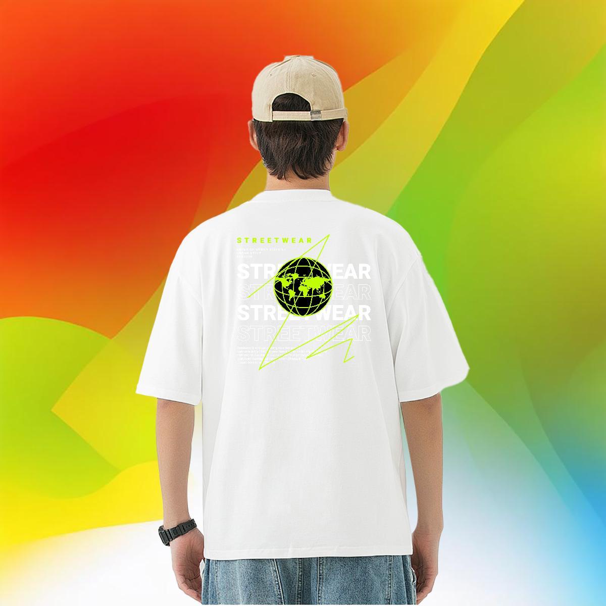 Fashion Design T Shirts Men letter Clothes 100% Cotton 230g Spring Summer Brand Skull Round Neck Short Sleeve Tshirts