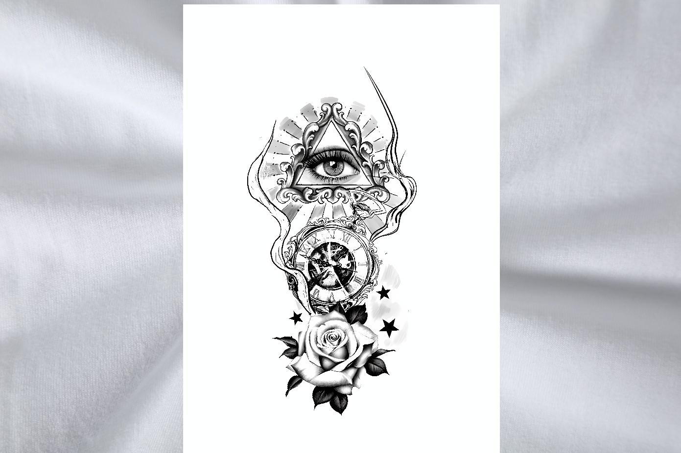 DIY T Shirt For Man eye of the devil Tops 230g 100% Cotton Daily Wear Designer Cartoon Printing L-4XL O-Neck Short Sleeve Tshirt for Man Woman