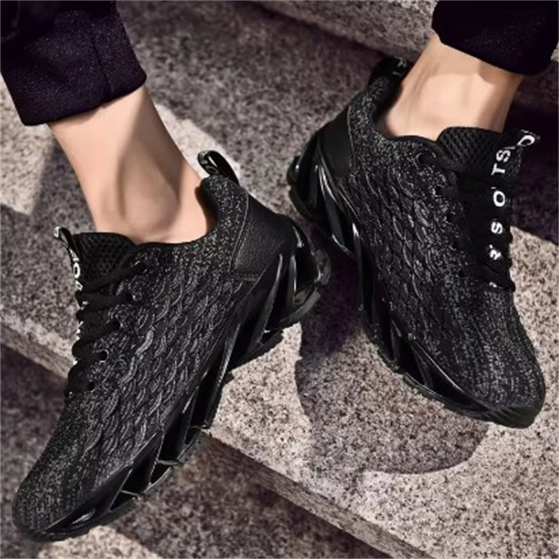 Casual Shoes Men's Sports Training Sneakers Air Cushion Mesh Tennis Outdoor Running Non-slip Wear-resistant