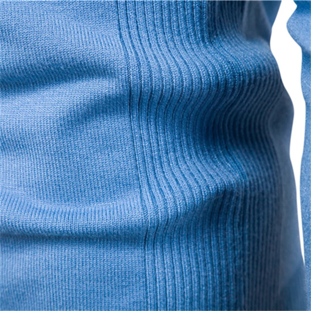 Winter Thickness Pullover Men O-neck Solid Color Long Sleeve Warm Slim Sweaters Men Mens Sweater Pull Male Clothing 240816