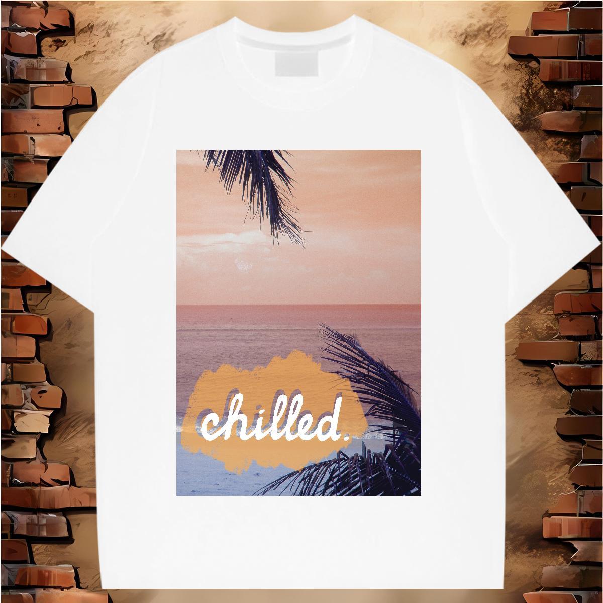Wholesale Man T Shirts beach Polos 230g 100% Cotton Sports Casual Popular Asian Size Breathable Short Sleeve Mens Tshirts
