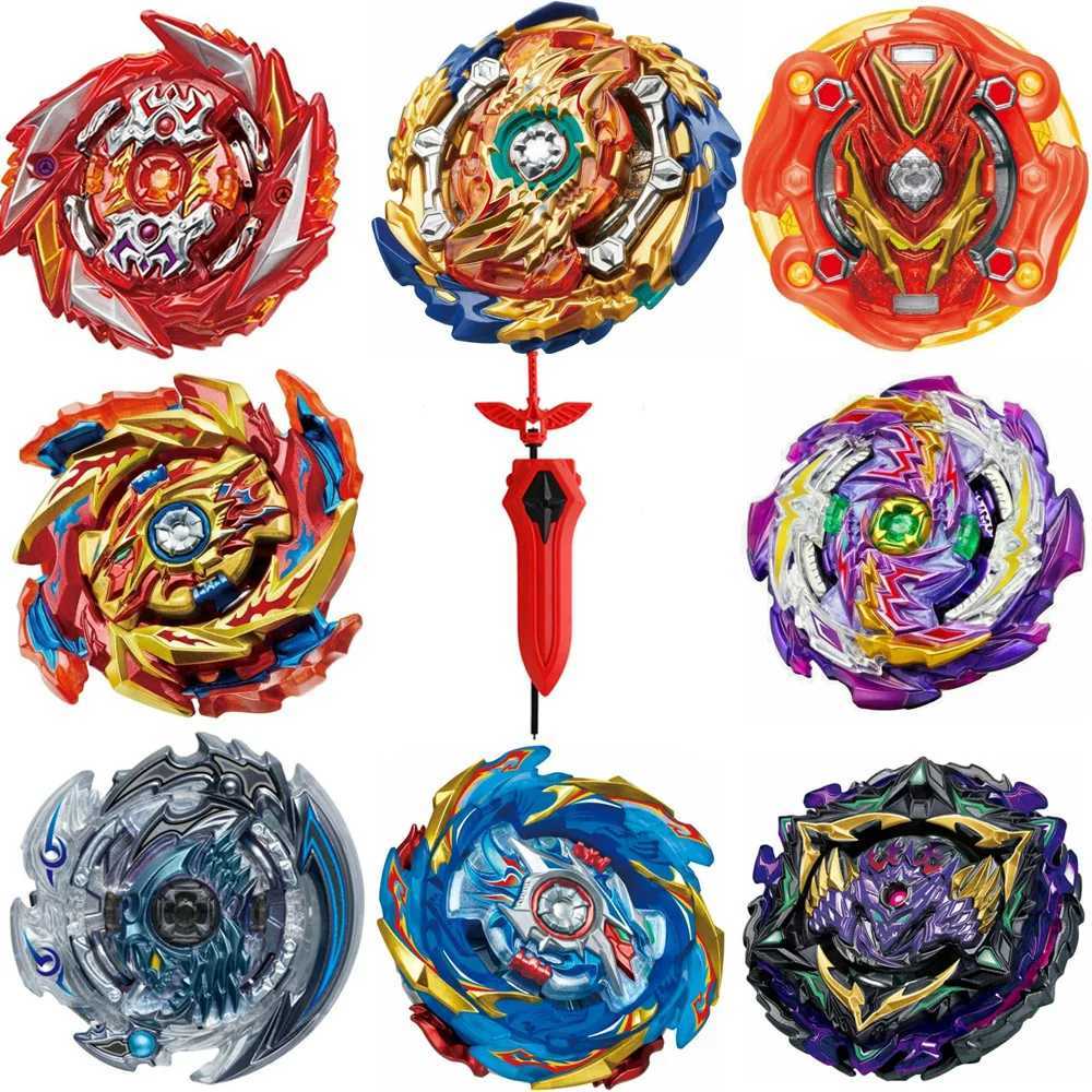 Spinning Top BattleSuper Battle Blades Large 16 Battle Arena Launchers Ripcords Grips Custom Carry Y240803