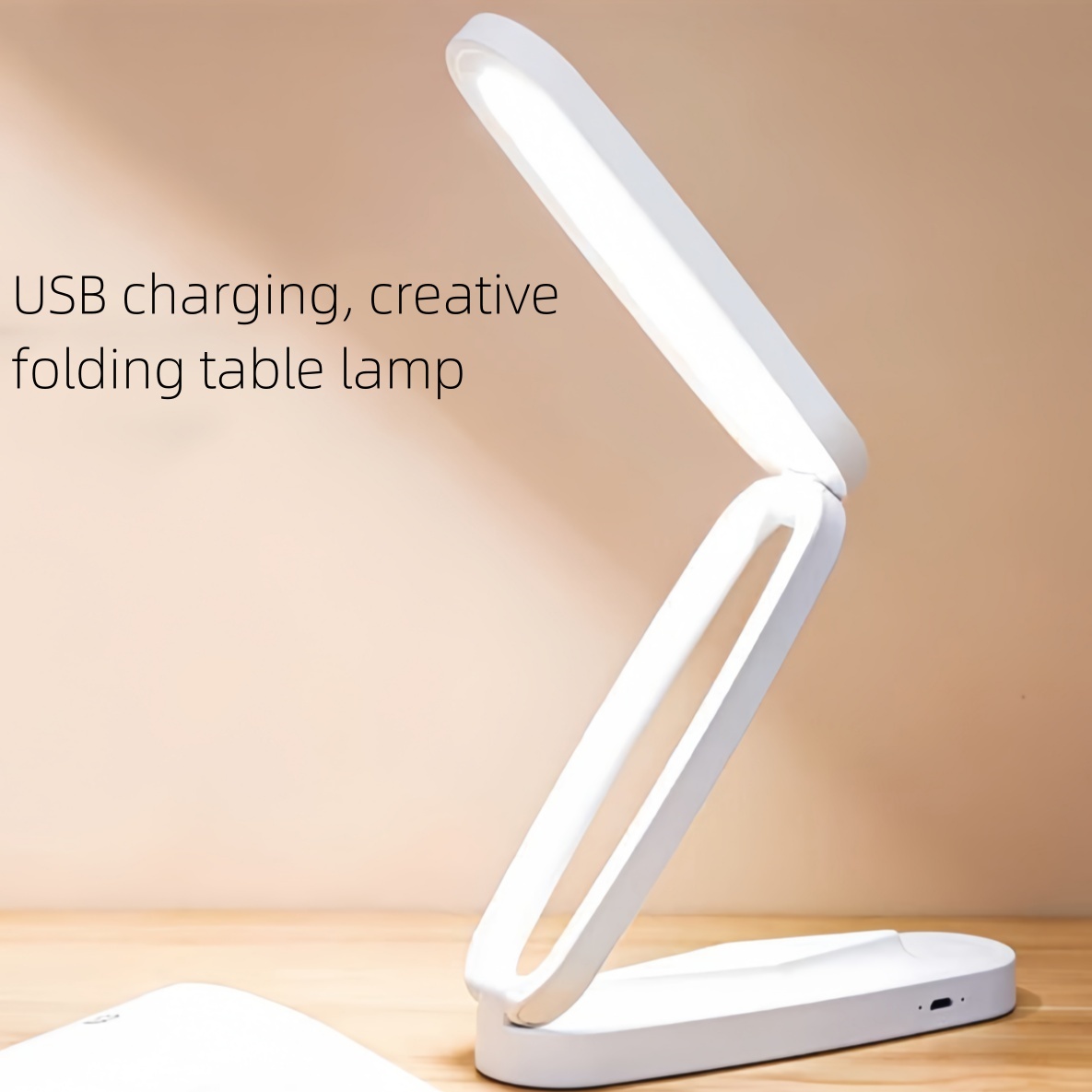 Eco-Friendly LED Student Study Lamp - Durable Foldable Design with USB Charging for Home & Office Use