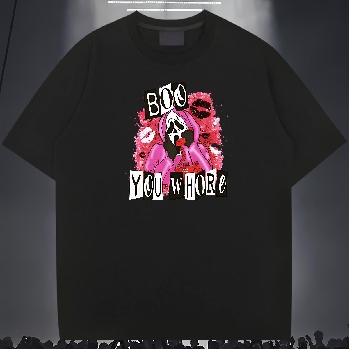 Factory Direct T shirt skull Tees Shirts 100% Cotton 230g Anime Printing Street Cool Design Custom Cartoon O-Neck Short Sleeve Tshirts
