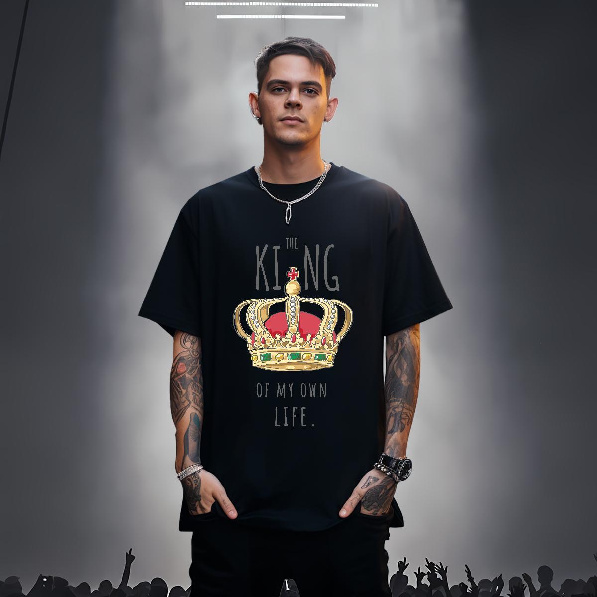 Classic Casual T shirt letter Tees 230g Pure Cotton Outdoor Loose Anime Short Sleeve Soft Men Tees