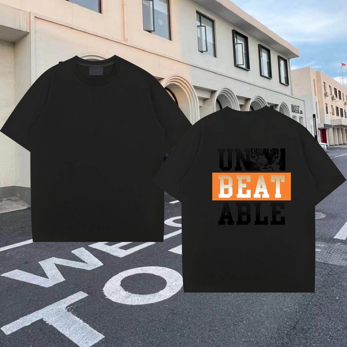 2024 Designer T-Shirts for Men letter Tshirts 230g 100% Cotton Daily Wear Cool Asian Size Breathable Men Tees