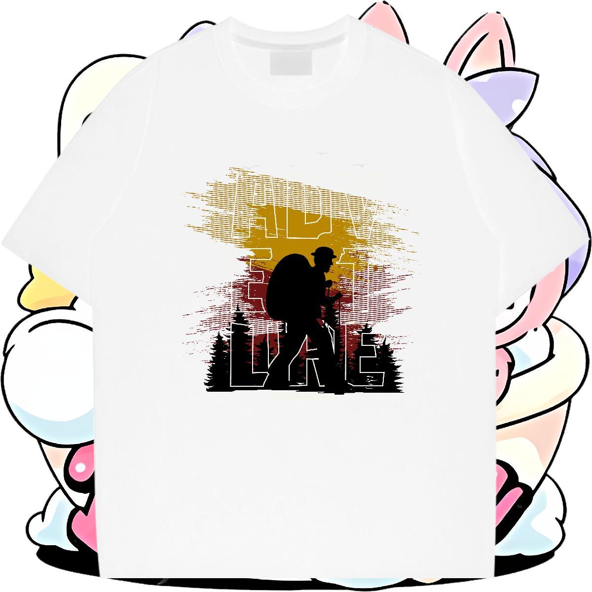 Custom T Shirts Men letter Tshirts 100% Cotton 230g Daily Wear Free Shipping Custom Big Size Crew Neck Men Tops Tees