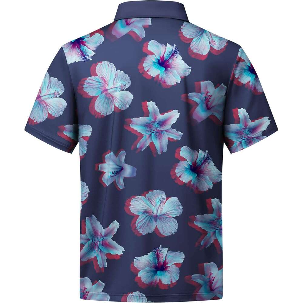 Fashion Mens Polo shirt Golf Polo Short Sleeve Performance Moisture-Wicking Cationic Casual Sports Tennis Shirt Polos shirts tshirt Casual tops summer