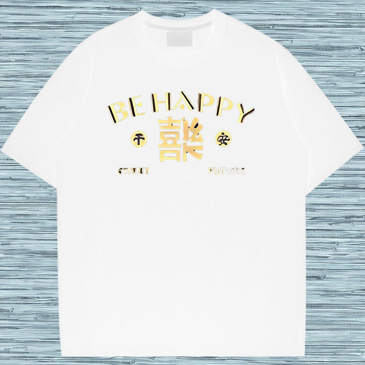 Fashion Design T-Shirts letter Tops Shirt 230g Cotton Casual Daily Wear Brand Custom Cartoon Breathable Short Sleeve Couples T Shirts