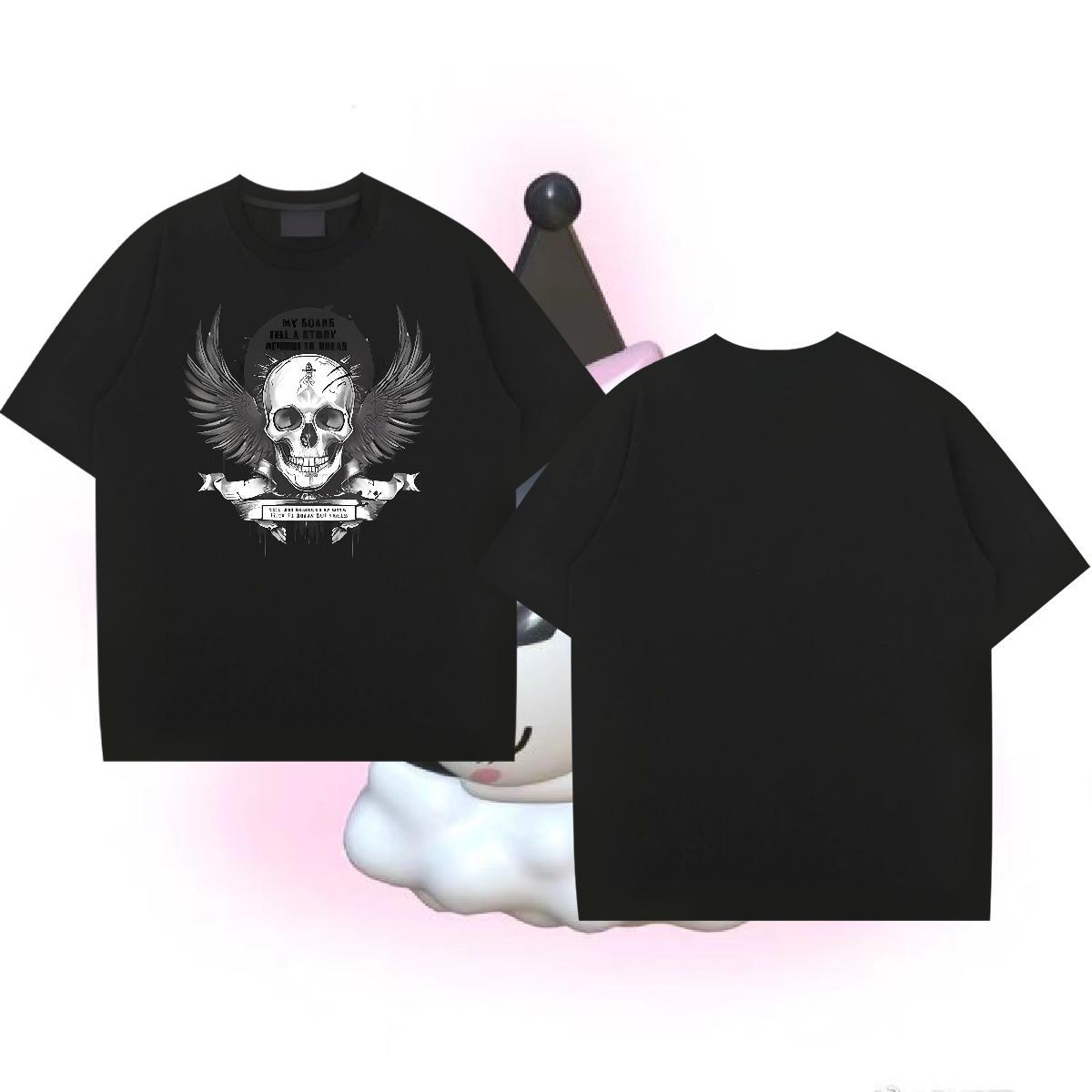 New Arrival T Shirt For Man halloween Tee Shirt 100% Cotton 230g Street Casual Comfortable Black Oversized Crew Neck Breathable Couples T Shirts
