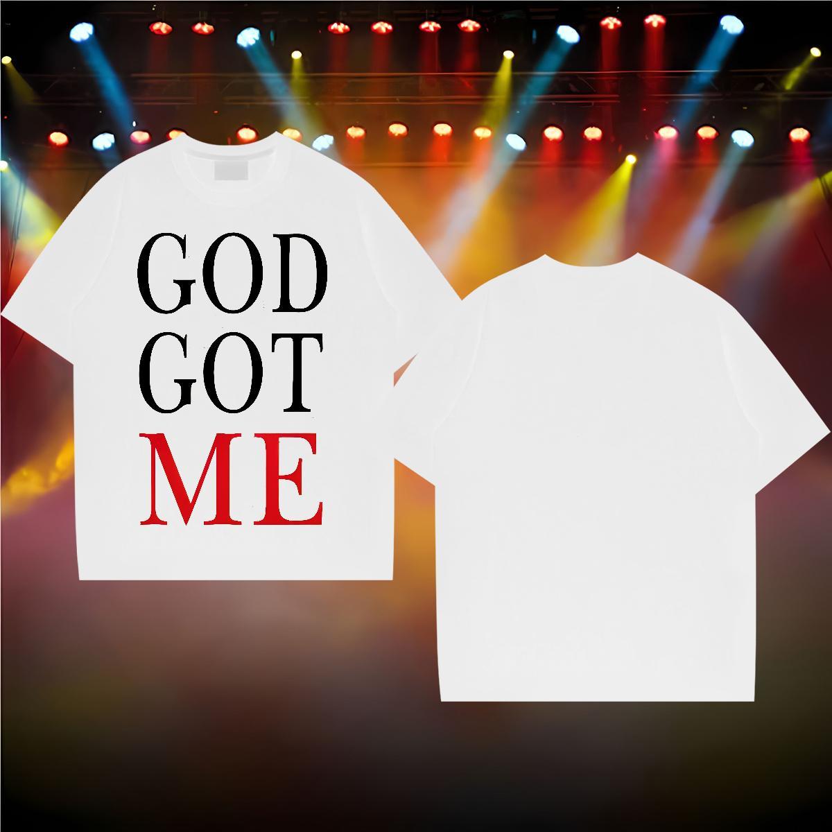 Factory Direct T-Shirts for Men letter Top Tees 230g Cotton Beach Wholesale White Plus Size Crew Neck Breathable Tshirt for Man Woman