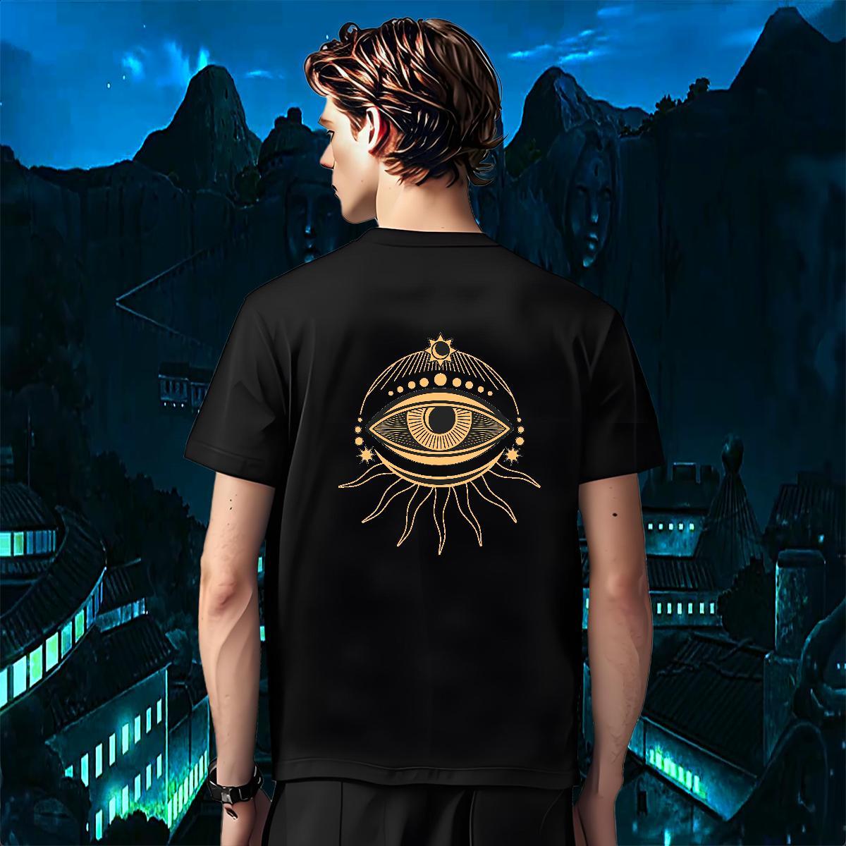 Factory Direct Mens T Shirts logo Tees Shirts 230g 100% Cotton Sport Brand DIY Anime Round Neck Short Sleeve Couples T Shirts